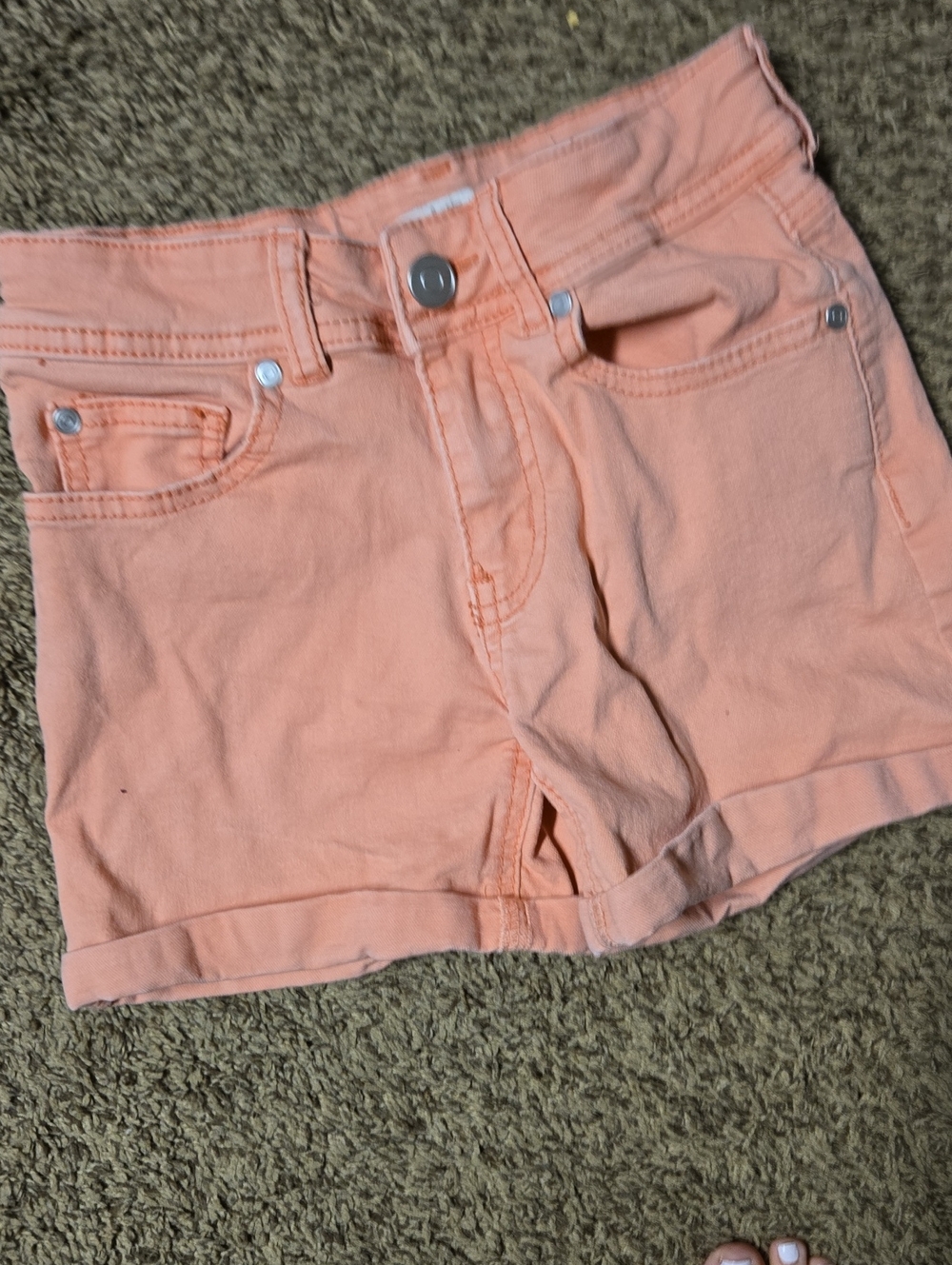 Charlotte By Cato Peachy Pink Denim Shorts